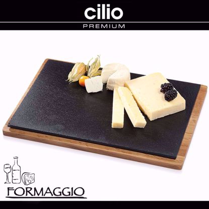 Picture of Cilio SERVING BOARD WITH SLATE PLATTER FORMAGGIO