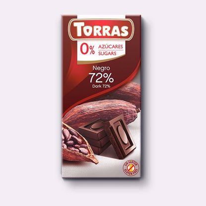 Picture of Torras dark 72% Free Sugar 