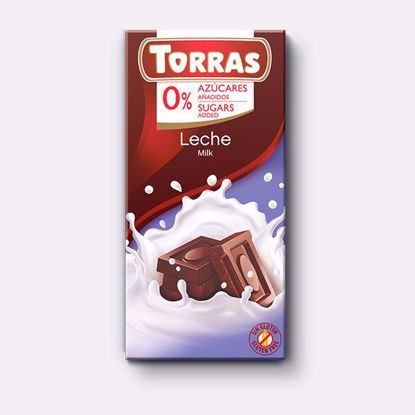 Picture of Torras Milk Chocolate Free Sugar  