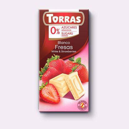 Picture of Torras  White & Strawberry Free Sugar 